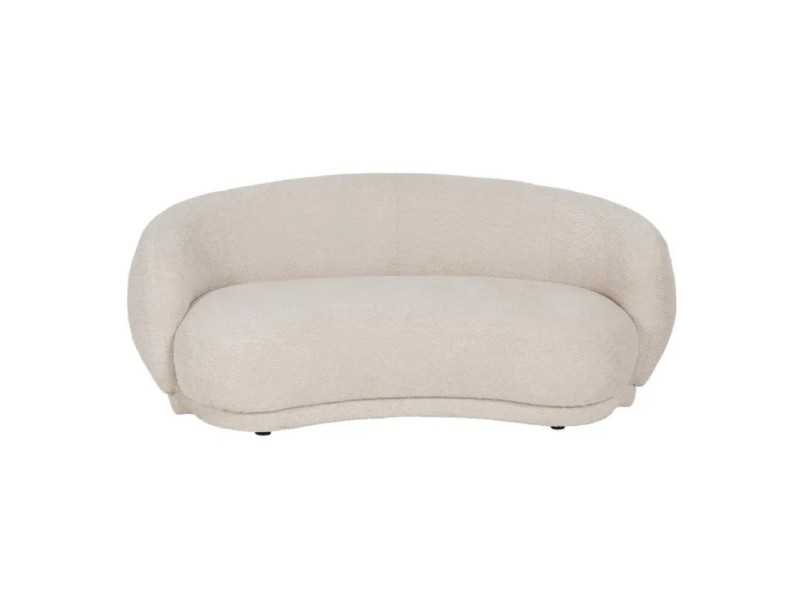 Designer sofa upholstered in fabric - AASEL