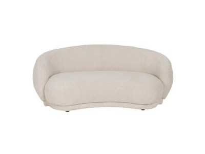 Designer sofa upholstered in fabric - AASEL