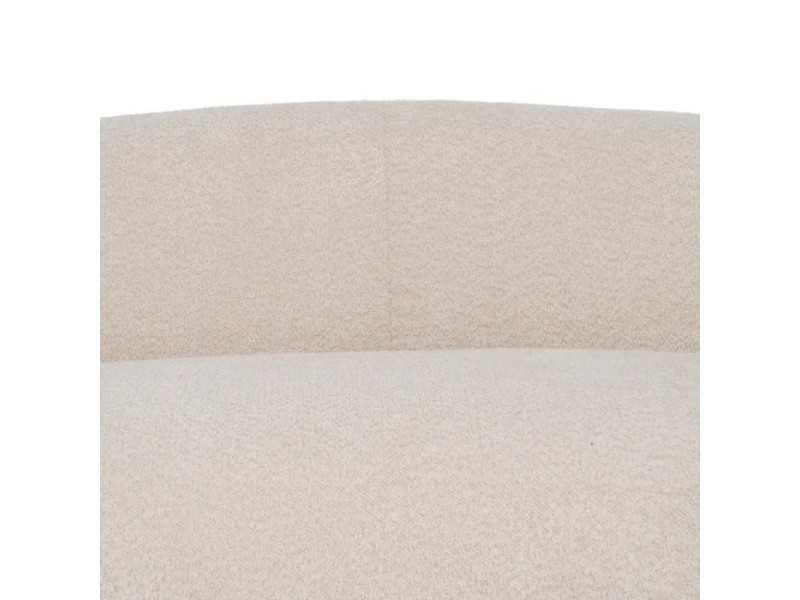 Designer sofa upholstered in fabric - AASEL