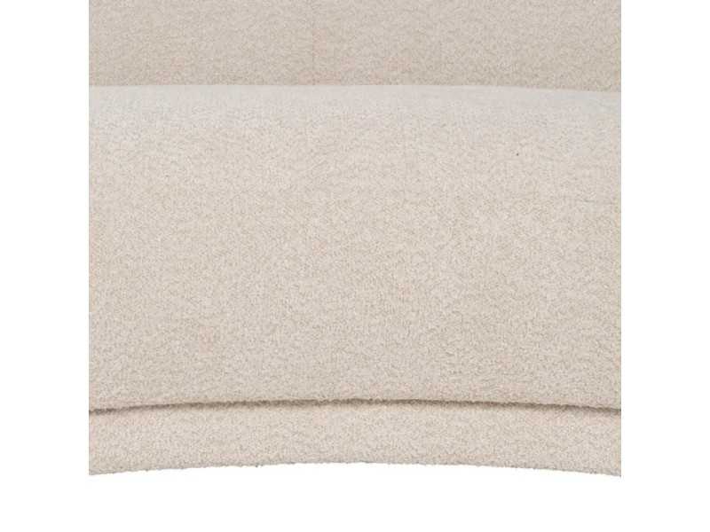 Designer sofa upholstered in fabric - AASEL