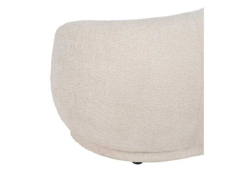 Designer sofa upholstered in fabric - AASEL