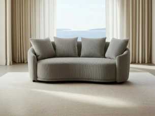 Canapé design tapissé de tissu - ARSDORF