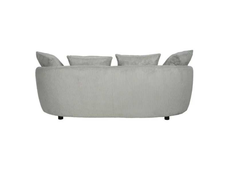 Designer sofa upholstered in fabric - ARSDORF