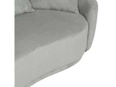 Designer sofa upholstered in fabric - ARSDORF