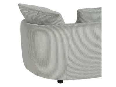 Designer sofa upholstered in fabric - ARSDORF