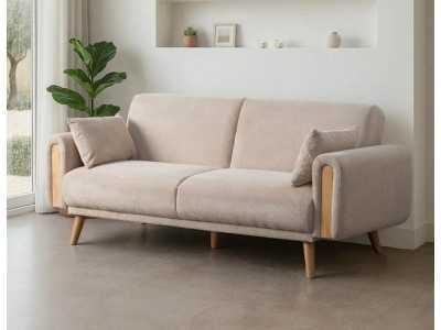 Sofá cama tapizado - AUBUSSON CREMA