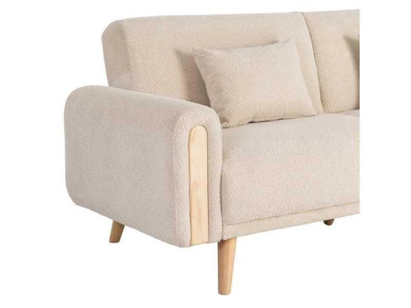 Upholstered sofa bed - AUBUSSON CREMA