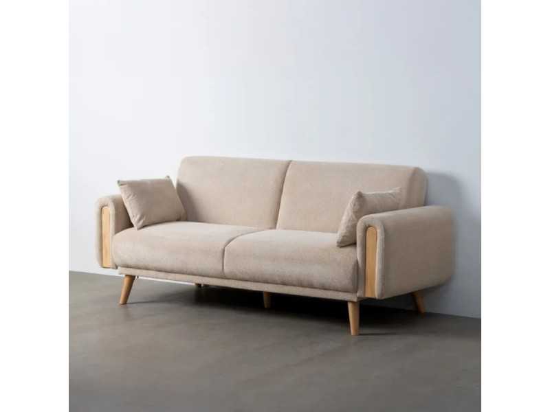 Upholstered sofa bed - AUBUSSON CREMA