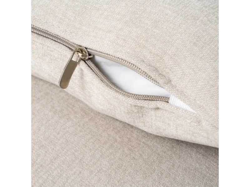 Canapé avec chaise longue à droite - ALBI CREMA