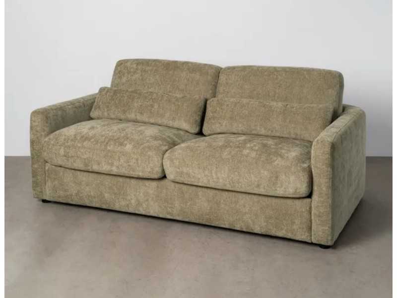 Fabric upholstered sofa bed - ALBUFERA VERDE