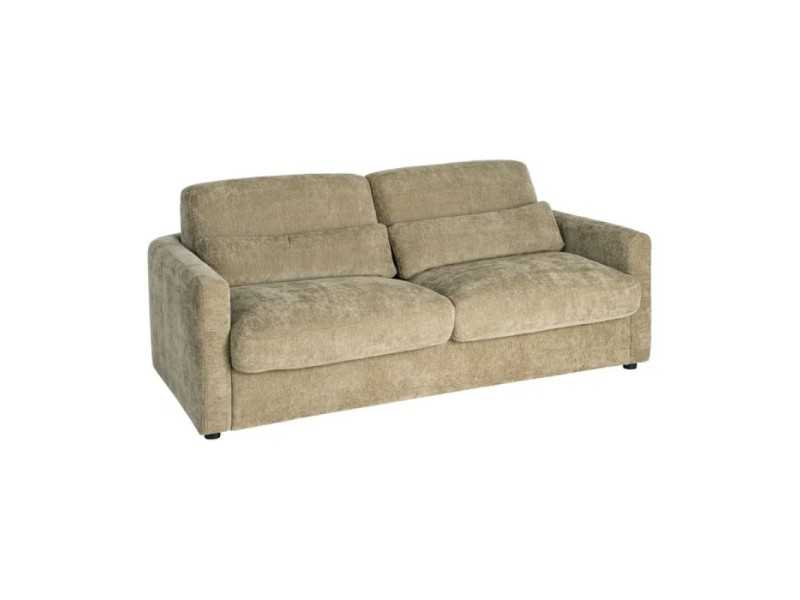 Fabric upholstered sofa bed - ALBUFERA VERDE