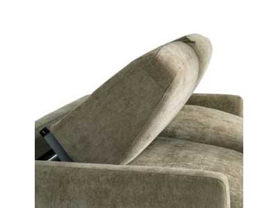 Fabric upholstered sofa bed - ALBUFERA VERDE
