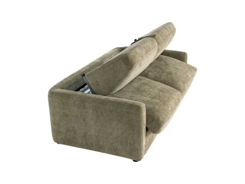 Fabric upholstered sofa bed - ALBUFERA VERDE