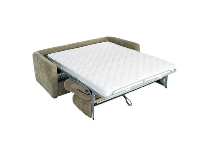 Sofá cama tapizado en tela - ALBUFERA VERDE