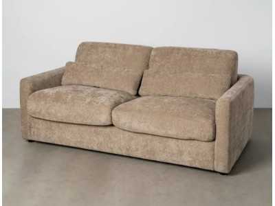 Fabric upholstered sofa bed - ALBUFERA TAUPE