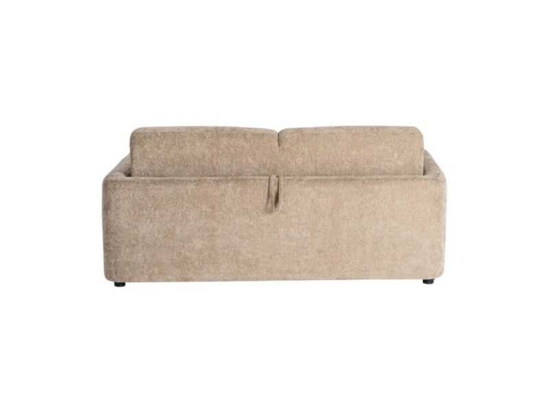 Fabric upholstered sofa bed - ALBUFERA TAUPE