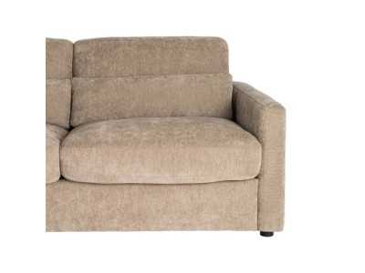 Fabric upholstered sofa bed - ALBUFERA TAUPE