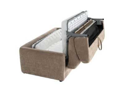 Sofá cama tapizado en tela - ALBUFERA TAUPE