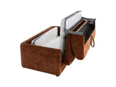 Fabric upholstered sofa bed - ALBUFERA TEJA