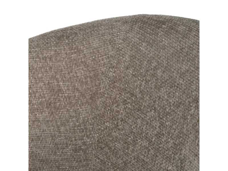 Fauteuil tapissé avec structure en acier laqué - ALFA