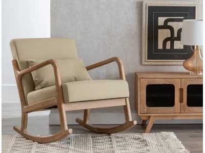 Sillón mecedora de diseño - LOUNA