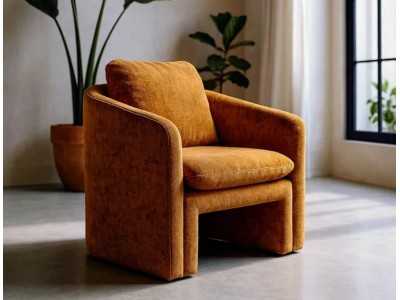 Modern designer armchair - LUC OCRE