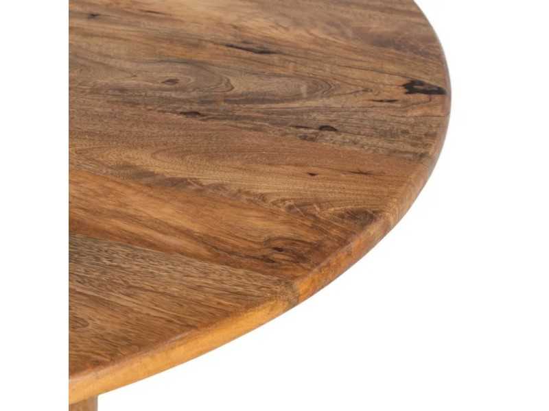 Round mango wood dining table - PIERRES
