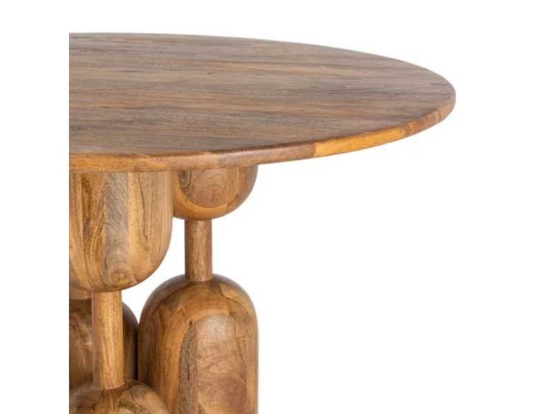 Round mango wood dining table - PIERRES