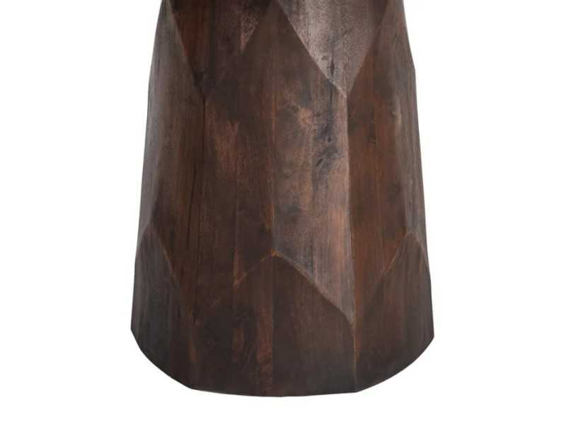 Round dining table with a marble top - ALBIR