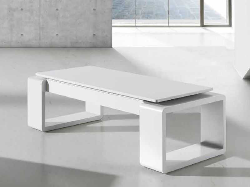 Lacquered coffee table with lifting top - BRIDGE