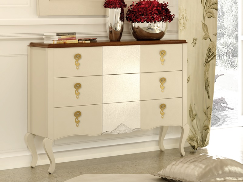 Lacquered chest of 3 drawers - ROYAL
