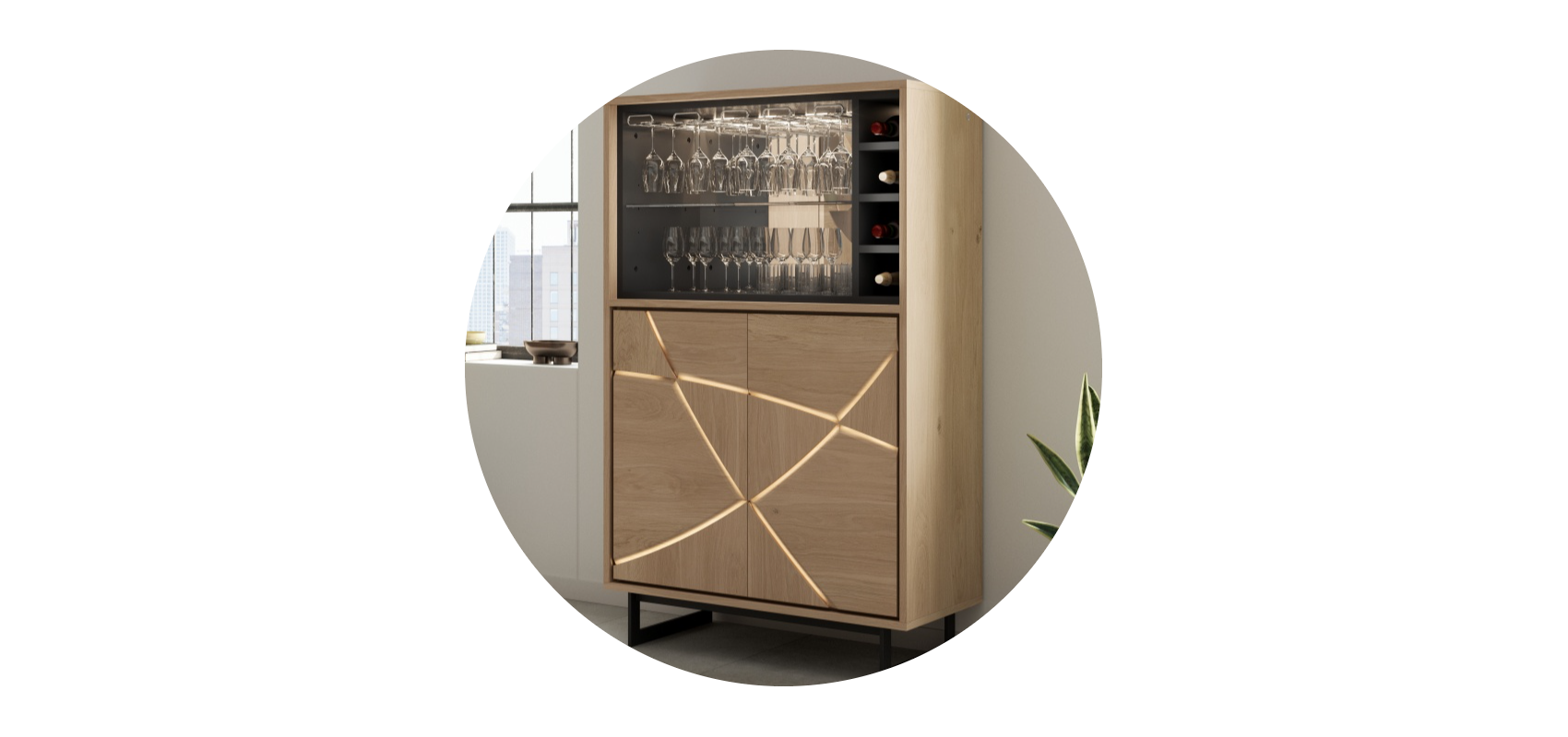 Decoanko Bar Furniture and Wine Cabinets: Quality and elegance for your living room.