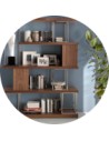Shelves and bookcases